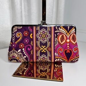 Vera Bradley Kisslock Clutch Wallet